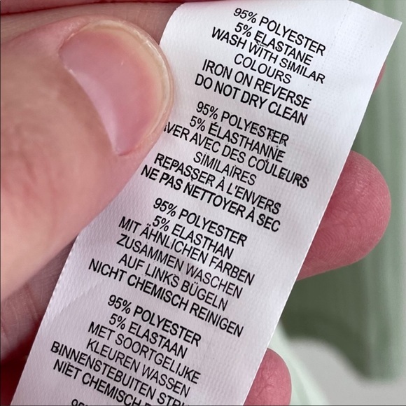 3/$15 - Boohoo+ Green Ribbed Tunic - 18/XL - Picture 4 of 5